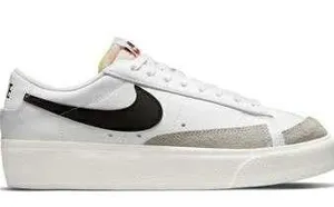 Nike Blazer Platform Sneakers White Size 7.5 thumbnail 1