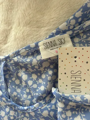 Blue And White Floral Dress thumbnail 2