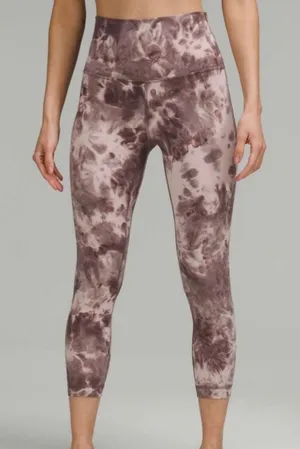 Lululemon Align High-Rise Crop 23" Diamond Dye Mink Bery‎ Lunar Rock Shadow Grey thumbnail 1