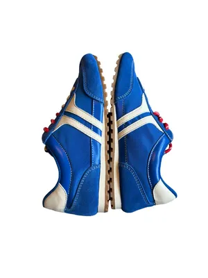 ShuShop Sarah Blue White Sneakers Tennis Shoes Athletic Lace-Up Size 8 NIB NEW thumbnail 9