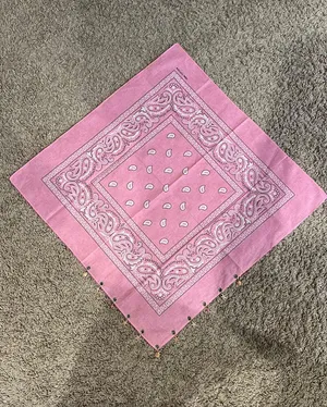Pink Ocean Charm Bandana – Starfish & Seashell Details thumbnail 1
