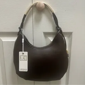 Urban Expressions Elegant Brown Woven Handbag thumbnail 3