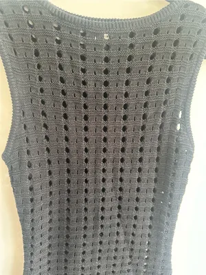 Cotton On Black Crochet Mini Dress thumbnail 3