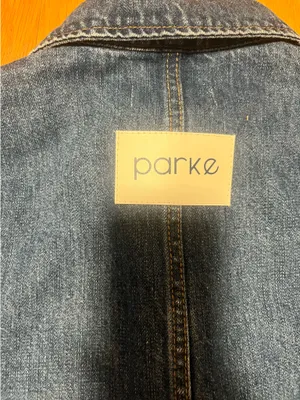 PARKE Denim Romper Long Sleeve thumbnail 3