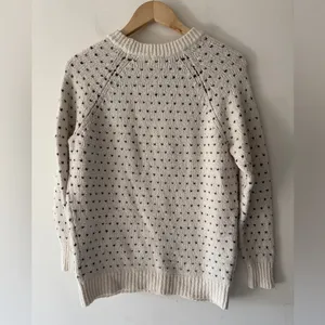 Aerie Heart Print Crewneck Cozy Sweater‎ thumbnail 3