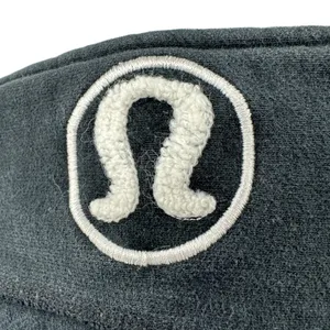Lululemon | S | RARE Fuzzy White Logo Black Full-Zip Heavyweight Scuba Hoodie thumbnail 5