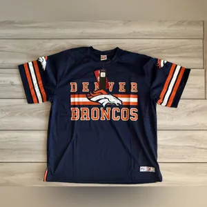 NFL Ultra Game Soft Mesh Vintage Gameday Shirt Navy Large NWT IN PACKAGE thumbnail 3