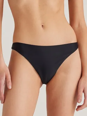 NWT Quince low ride bikini bottoms black thumbnail 1