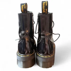 Dr. Martens Jadon Patent Leather Platform Combat Boots Black W7/M6 y2k punk thumbnail 5