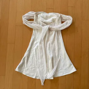 Princess Polly Adoration cream off the shoulder satin mini dress thumbnail 3
