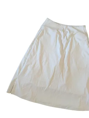 VIDDIA White Modest Below the Knee Active Skort Size Small thumbnail 5