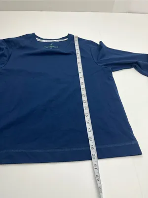 Tuckernuck T-Nuck Sport Navy Blue Long Sleeve Jersey Top Shirt Tee Womens Small thumbnail 6