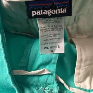 Patagonia Stretch All-Wear Bermuda Shorts 8 Turquoise Preppy Casual Summer Chino thumbnail 6