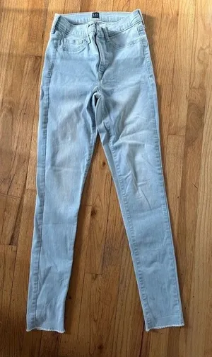 Gap jeans light wash favorite jegging 28 tall thumbnail 1