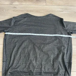 Lululemon Special Edition Back In Action Long Sleeve Shirt Black Spark Metallic thumbnail 8