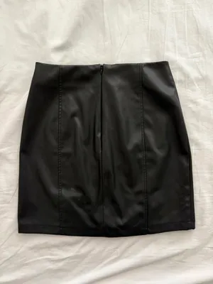 Black Pleather Skirt thumbnail 4