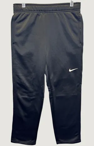 2082 | Nike Therma-FIT‎ Fleece Training Jogger Pants Black Womens M thumbnail 1