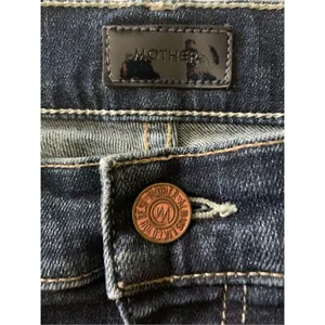 Mother The Super Swooner Here Kitty Kitty Jeans women’s size 27 thumbnail 3
