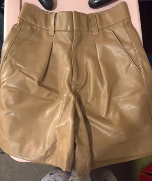 Abercrombie & Fitch Faux Leather Shorts thumbnail 1