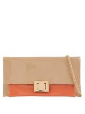 Aldo Tan Peach Color Block Crossbody Shoulder Bag thumbnail 2