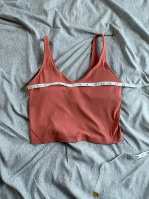 Lululemon Womens Align Tank Top 6 Bra Lined Rustic Coral Workout Running Yoga thumbnail 5