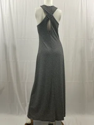 Black and White Striped Maxi Dress thumbnail 2