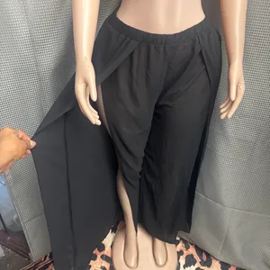 New size medium bikini cover-up pants it opens on the front of the legs thumbnail 2