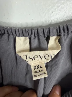 52Seven Gray‎ Smocked Peplum Top Balloon Sleeve XXL Cottagecore Romantic Boho thumbnail 4