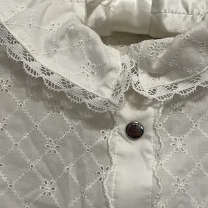 Coach Broderie Anglaise Lace Long Sleeve Cottagecore Minimalist Coquette Regency thumbnail 4
