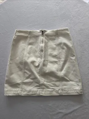 Free People Classic Cream Mini Skirt thumbnail 5