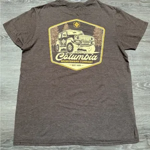 brown columbia t shirt thumbnail 4