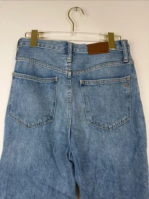 Madewell The Mom Jeans in Foster Wash High Rise Slightly Distressed Size 26 thumbnail 5