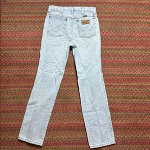 Wrangler Light Wash Slim Fit Cowboy Jeans thumbnail 7