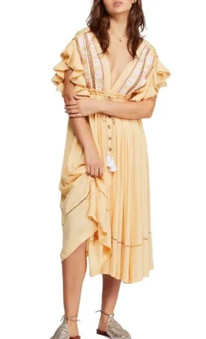 Free People Will Wait For You Midi Dress thumbnail 12