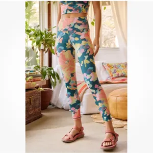 Daily practice by Anthropologie womens Liana Printed Leggings‎ size S Multicolor thumbnail 2