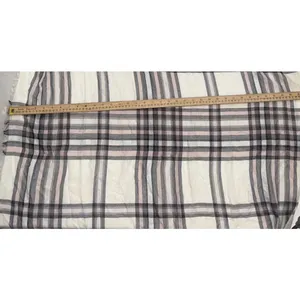 American Eagle Outfitters Scarf Black White Plaid Oversized Acrylic Scarf‎ NWT thumbnail 8