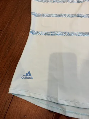 adidas Herringbone Stripe Sleeveless Polo Shirt x Disney Medium - C4-092 thumbnail 4
