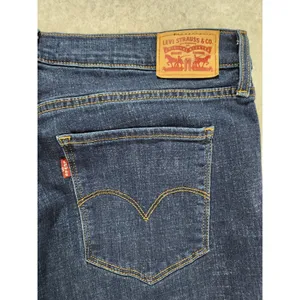 Levi's 311 Shaping Skinny Dark‎ Rinse Stretch Denim Womens Jeans SZ 32 - SOFT! thumbnail 7