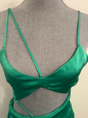 ZARA Satin Midi Dress. Size Small thumbnail 5