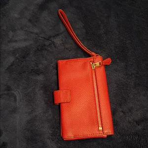 Coach Red Leather Key & Card Holder thumbnail 2