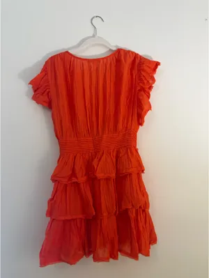 Olivaceous Mini Orange Dress thumbnail 5
