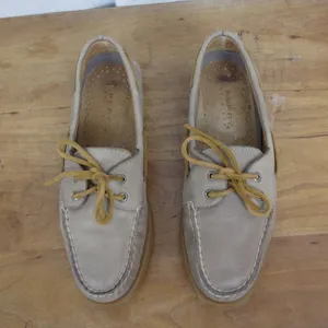 Ladies' Sperry Top Sider Brown Leather Boat Shoes Size 7.5M thumbnail 7