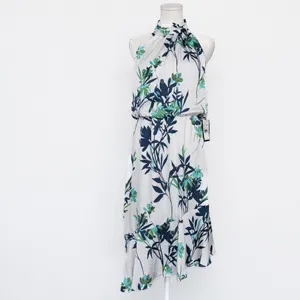 Adrianna Papell Floral Halter Midi‎ Dress thumbnail 2