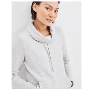 Haven Well Within Cream Cowl Neck Sweatshirt Lightweight Cozy Size XL thumbnail 5