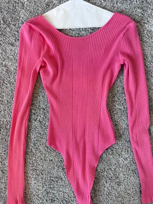 Aerie Pink Bodysuit thumbnail 1