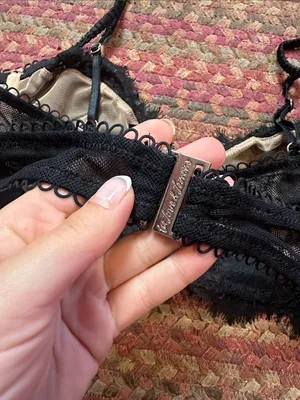 For Love And Lemons Black Lace Underwire Bralette thumbnail 5