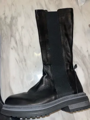 Emanuele Crasto Black Leather Chelsea Boots Made In Italy EU 37 thumbnail 5