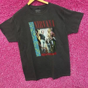 Nirvana Never Mind Live Grunge Tshirt Size Large  thumbnail 3