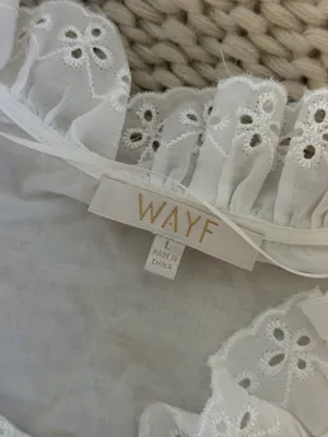 WAYF Eyelet Crop Top thumbnail 6