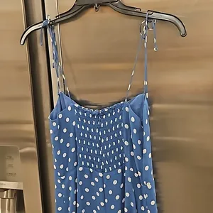 💕REFORMATION💕 Juliette Dress ~ Lazuli Blue Polka Dot Print 6 thumbnail 11